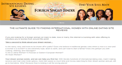 Desktop Screenshot of foreignsinglesfinder.com